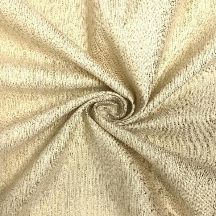 Metallic Brocade - BEIGE/GOLD
