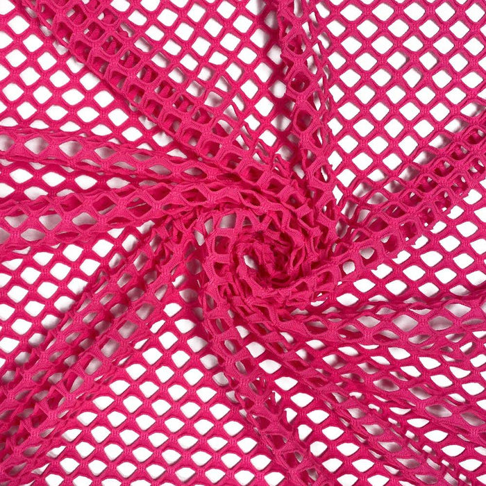 Cabarett Stretch Mesh - NEON FUCHSIA