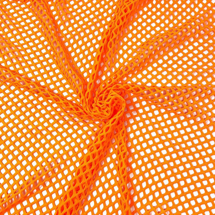 Cabarett Stretch Mesh - NEON ORANGE