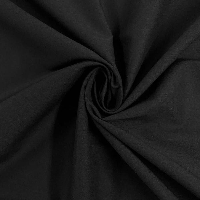 Stretch Broadcloth - BLACK