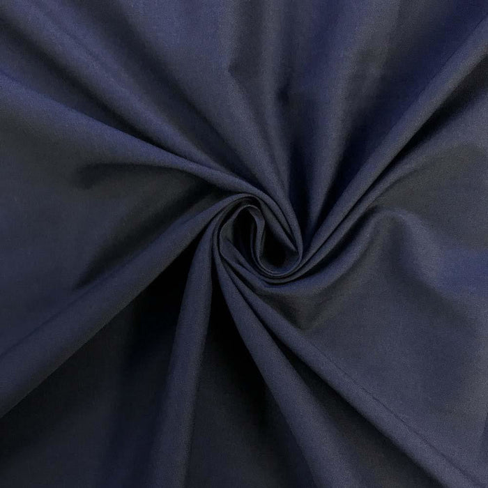 Stretch Broadcloth - NAVY BLUE