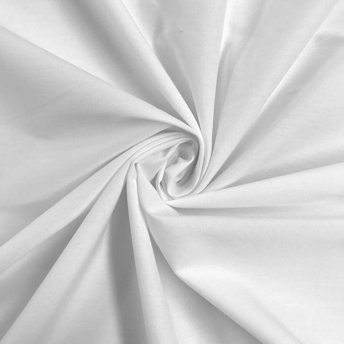 Stretch Broadcloth - WHITE
