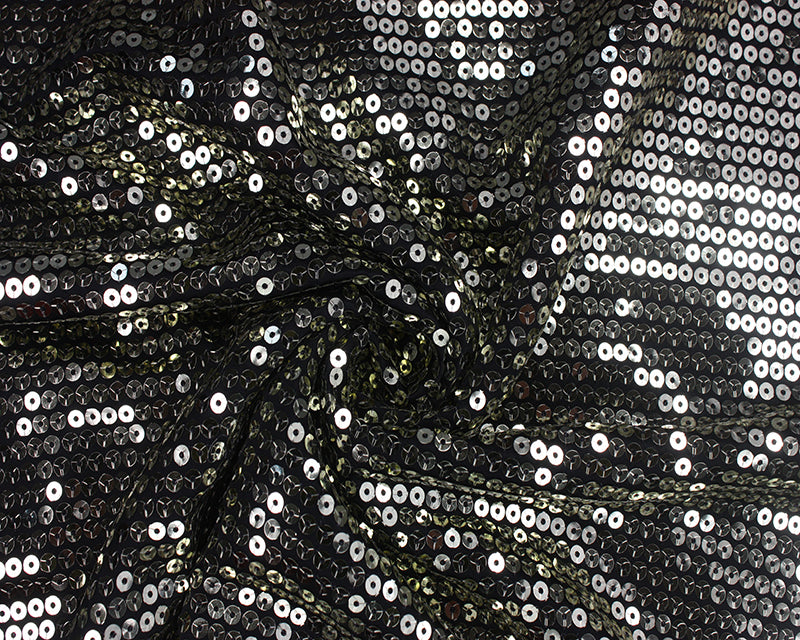 Sequinned jersey - GOLD