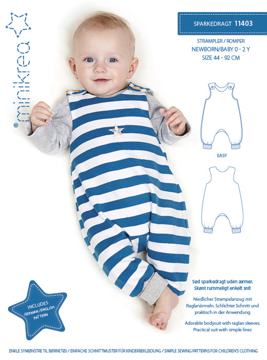 11403 Romper - Size: 0-2 y
