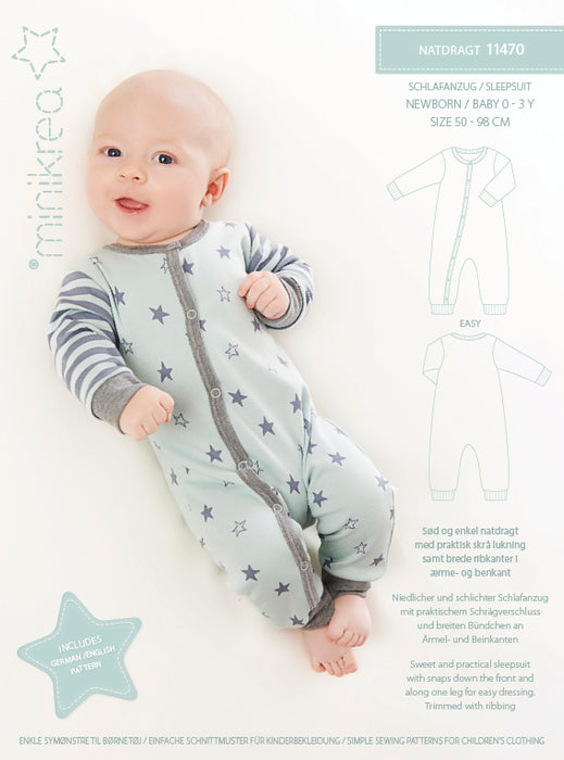 11470 Sleepsuit - Size: 0-3 y