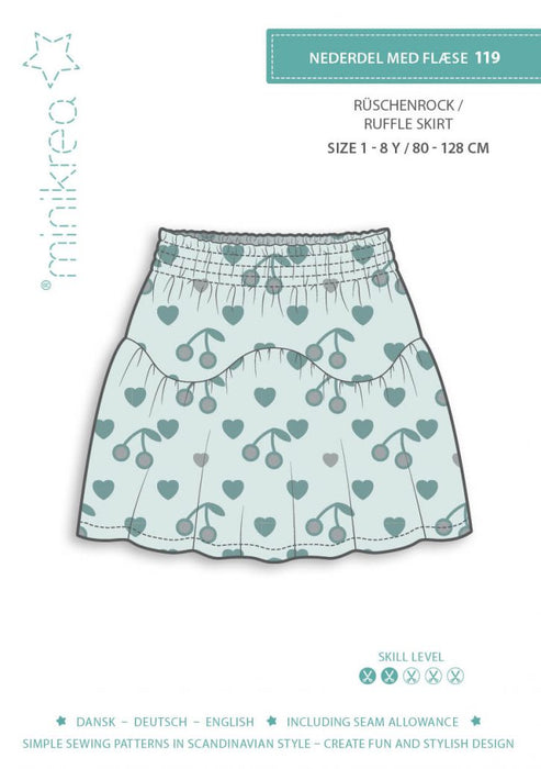 119 Ruffle Skirt - Size: 1-8 y