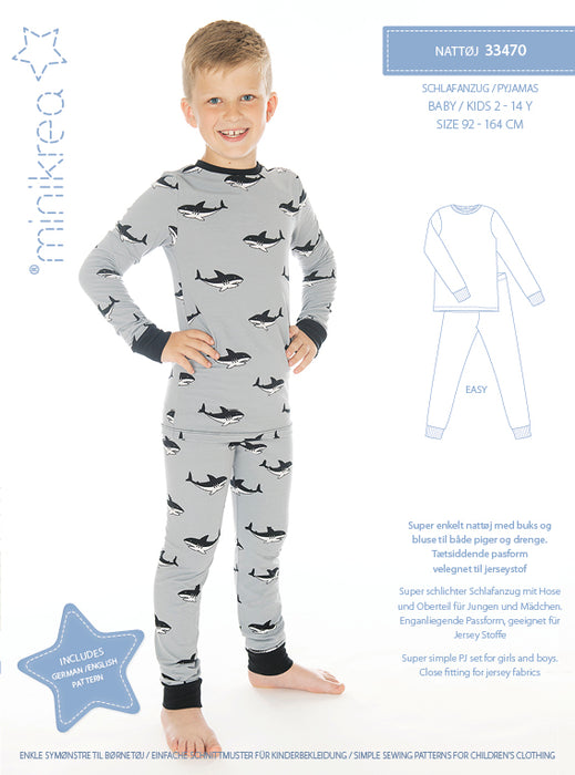 33470 Pyjamas - Size: 2-14 y