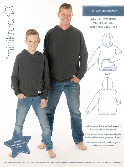 66240 Sweatshirt - Size: 2-16 y / XS-XXL
