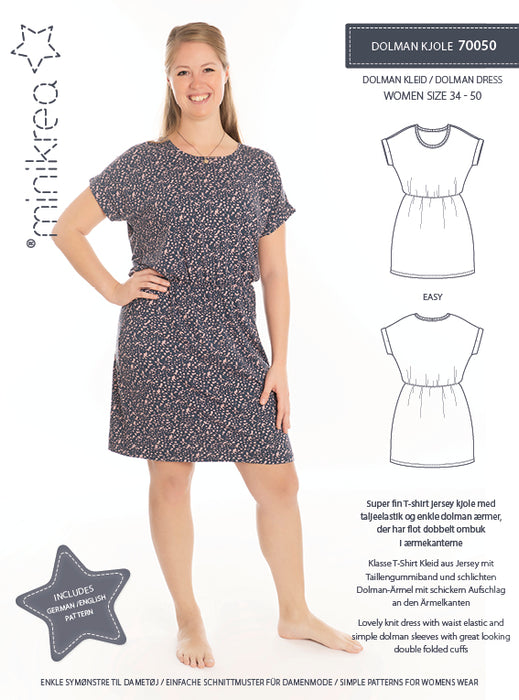 70050 Dolman Dress - Size: 34-50