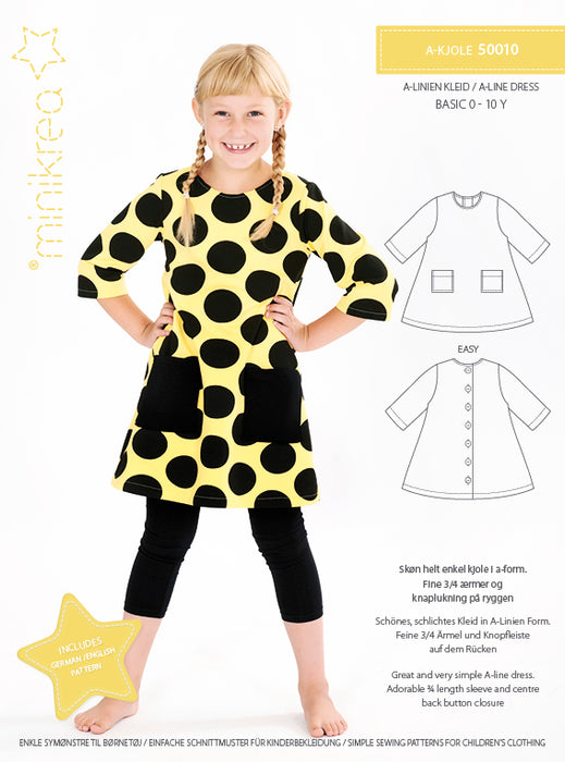 50010 A-line Dress - Size: 0-10 y