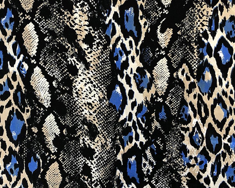 Neon Snake Skin jersey - BLUE