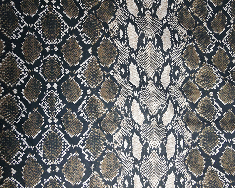 Snake Skin jersey - BROWN