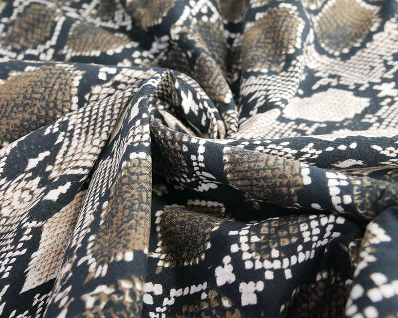 Snake Skin jersey - BROWN