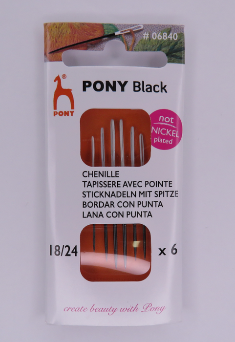 Pony Chenille Sharp Point 18/24 x 6