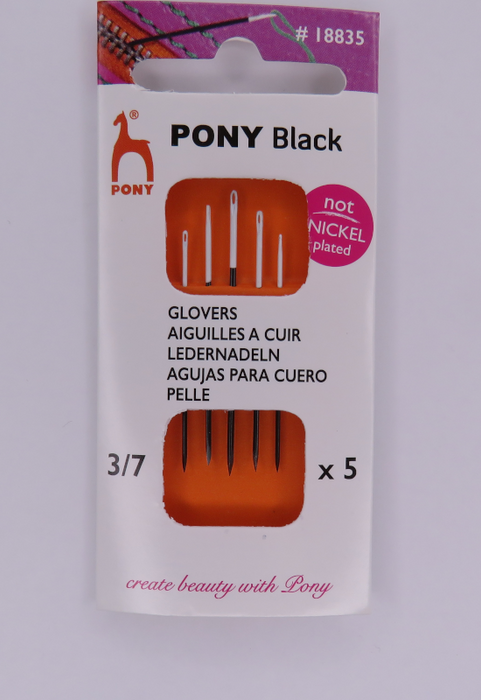 Pony Leather Needle 3/7 x 5