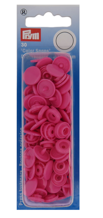 Round shaped Color snaps - Pink
