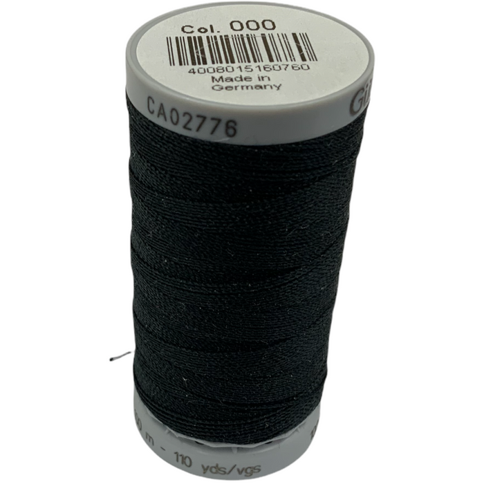 Gutermann Extra Strong Thread 100m no. 000 Black