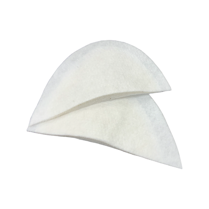 Shoulder pads - 215 X 120 X 8 mm - White