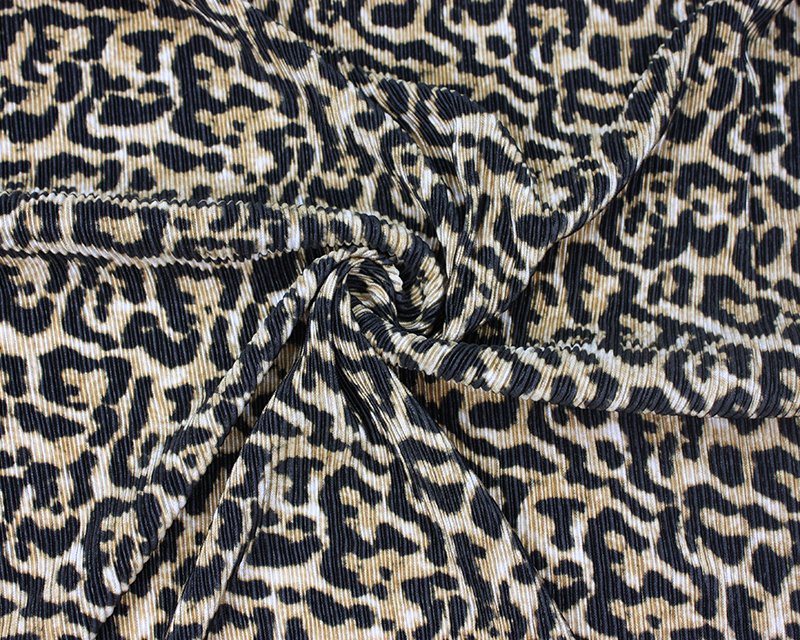 Pleated Jersey - BROWN PANTHER