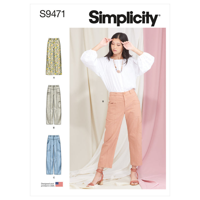 S9471 Misses' Pants
