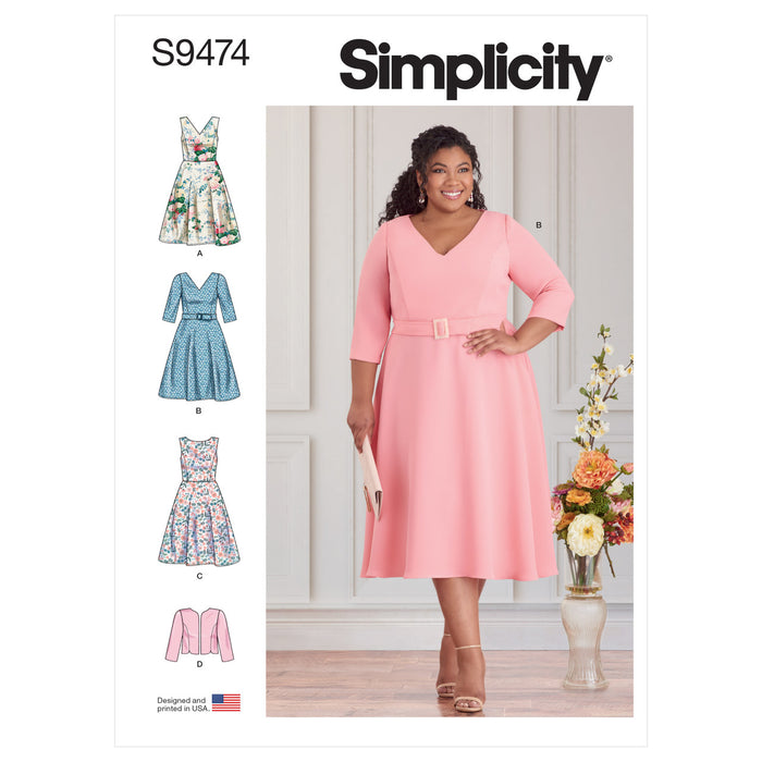 S9474 Women's Dresses and Jacket