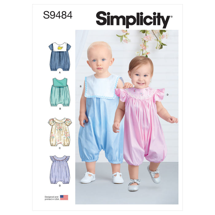 S9484 Babies' Rompers