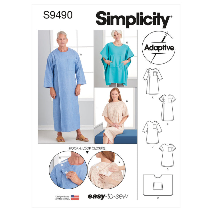 S9490 Unisex Recovery Gowns and Bed Robe