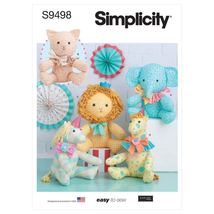 S9498 Easy Plush Animals