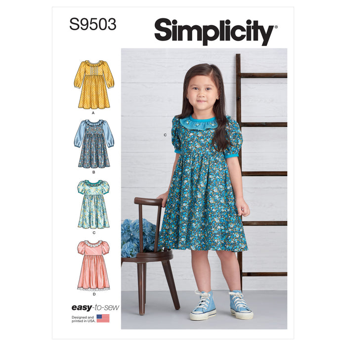 S9503 Children's Dresses
