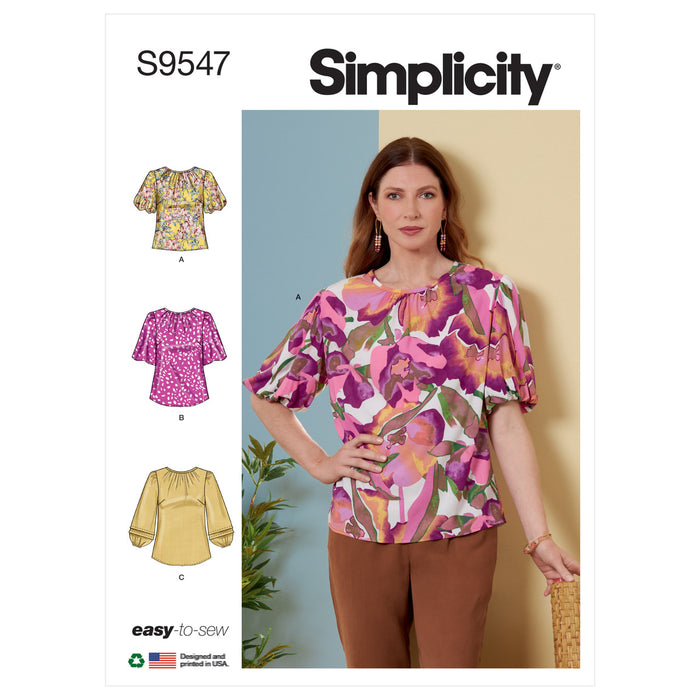 S9547 Misses' Top and Tunic