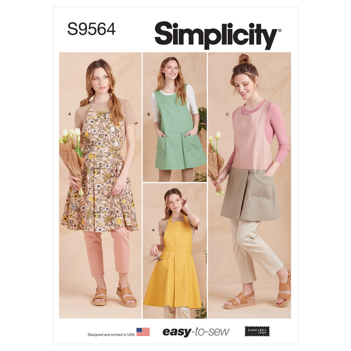 S9564 Misses' Aprons