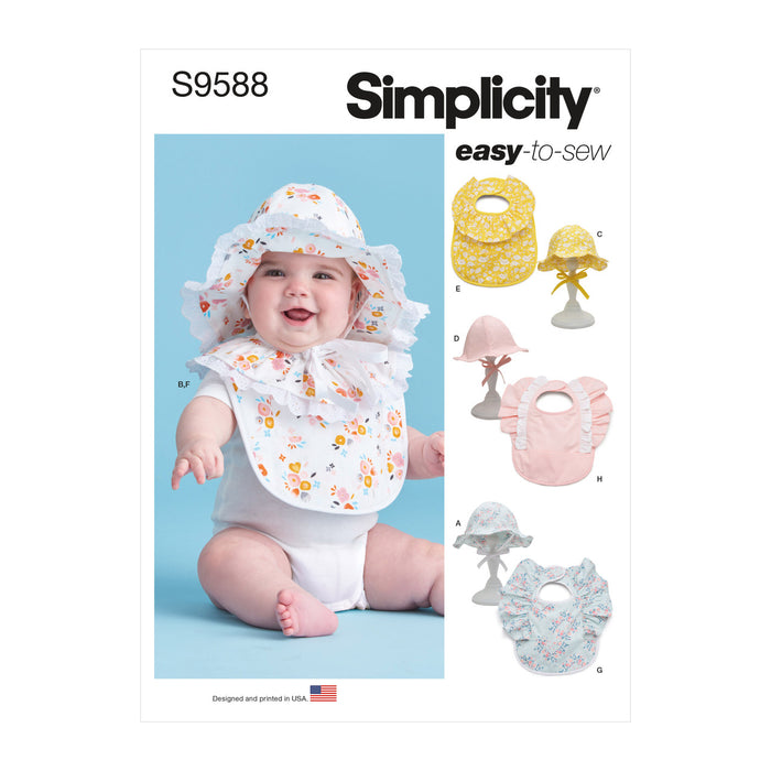 S9588 Babies' Hats and Bibs