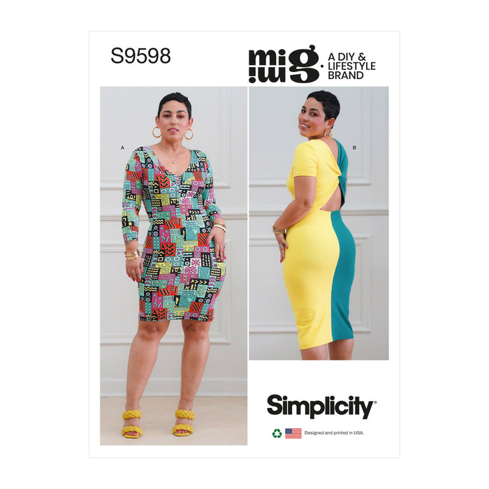 S9598 Misses' Knit Dresses by Mimi G