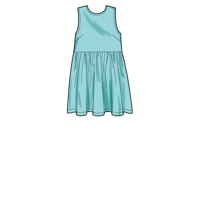S9611 Misses' Tunic, Cropped Top, Pants and Shorts