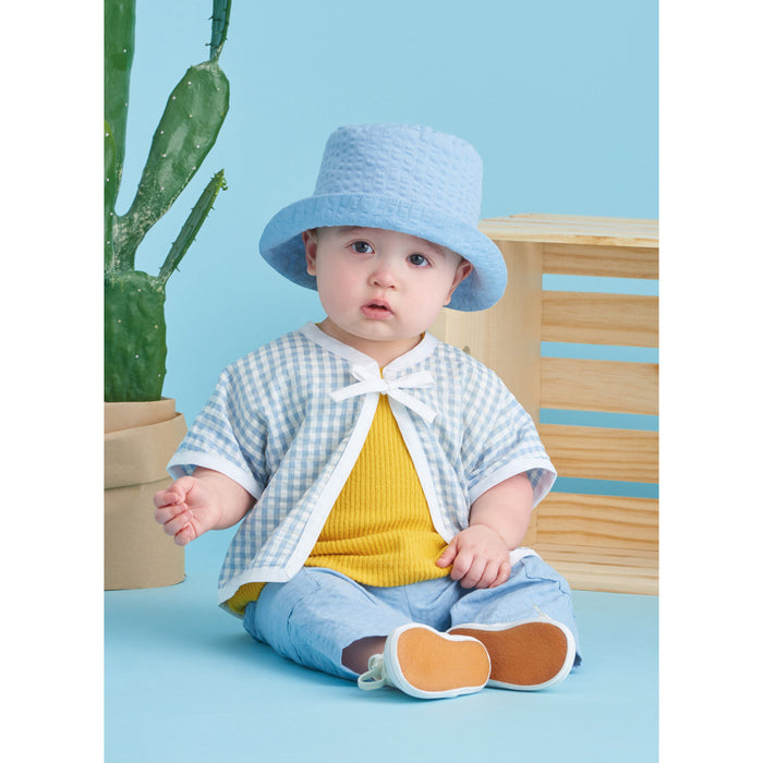 S9616 Babies' Tee-Shirts, Jacket, Pants and Hat