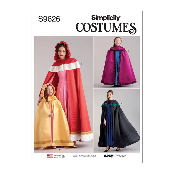 S9626 Children's and Misses' Costume. Size: XS-XL