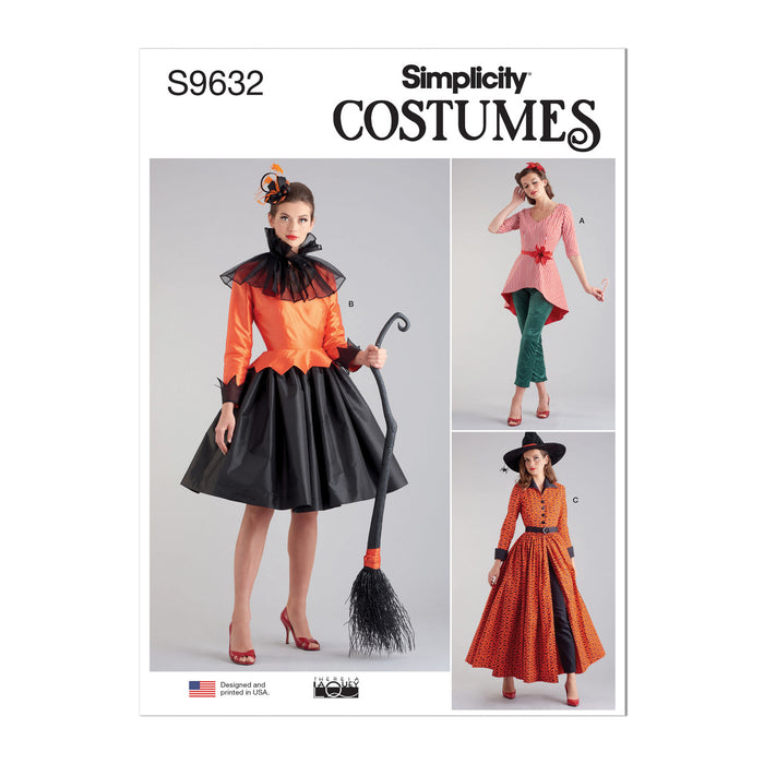 S9632 Misses' Costumes by Theresa LaQuey. Size: 32-50