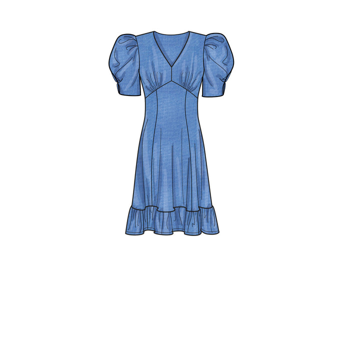 S9642 Misses' Dress. Size: 30-46