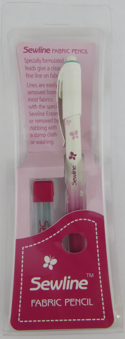 Sewline Fabric pencil with refill - Green