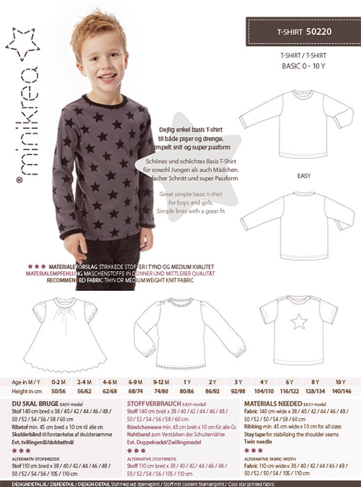 50220 T-shirt - Size: 0-10 y
