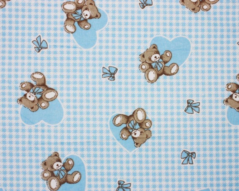 Bears Winceyette-Sky-112cm