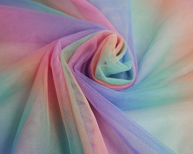 Rainbow Mesh - PINK/BLUE/GREEN
