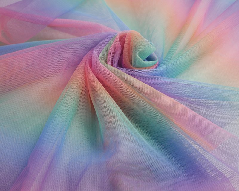 Rainbow Mesh - PINK/BLUE/GREEN