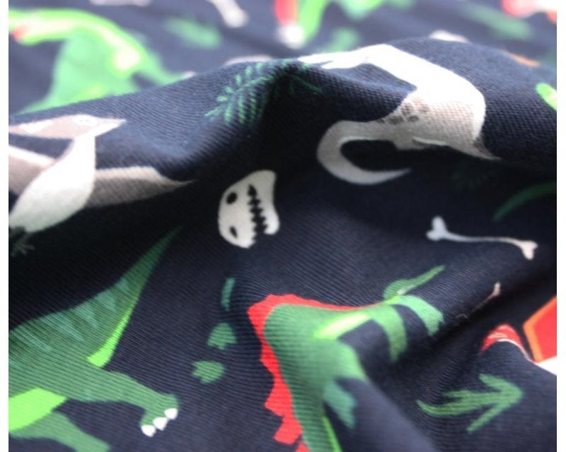 Dino Cotton Jersey-Navy