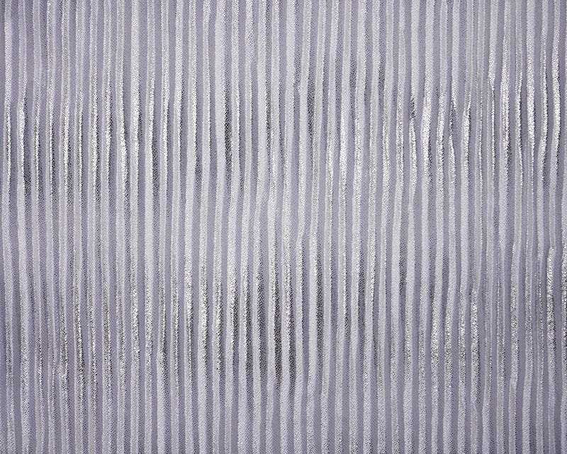 Foil Pleated Jersey - WHITE/SILVER