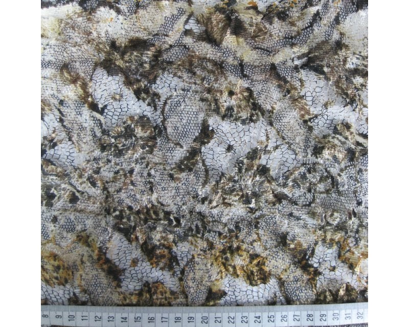 Printed Lace - BROWN