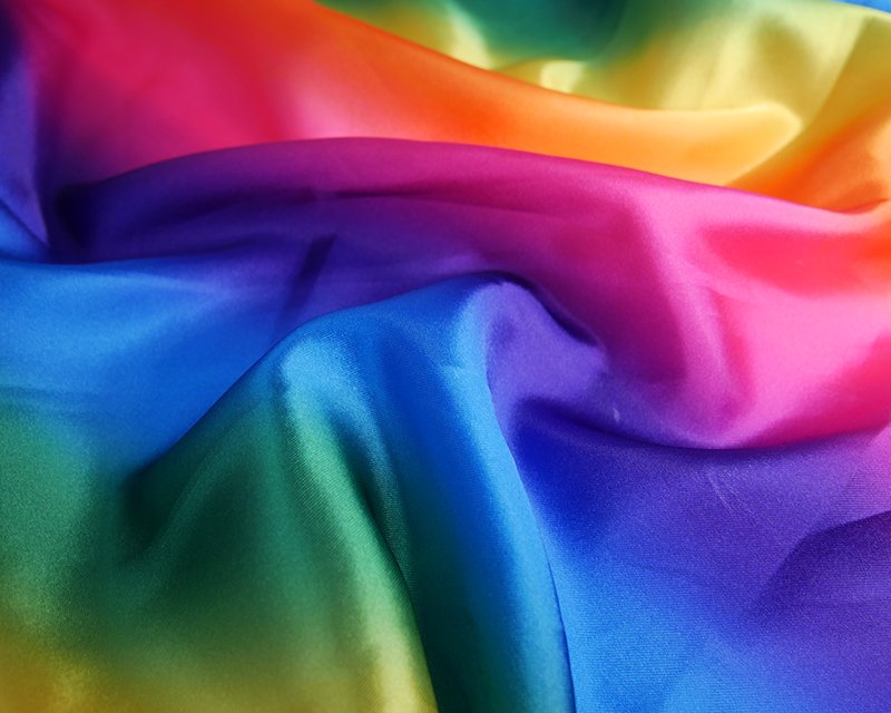 Multicolor Satin - RAINBOW