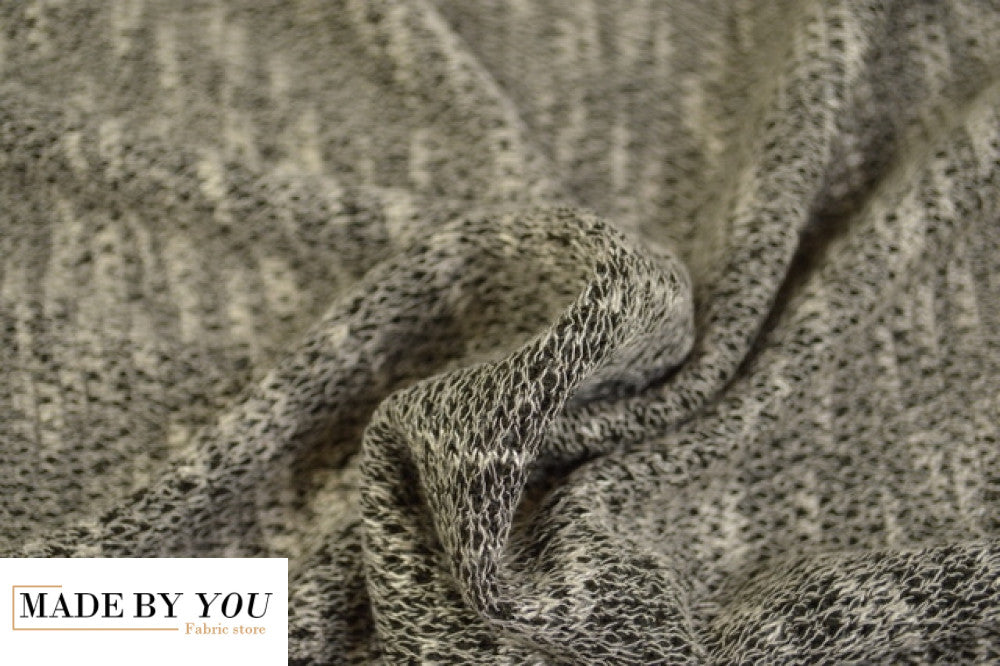Jersey sweater knit - BEIGE ERRATIC