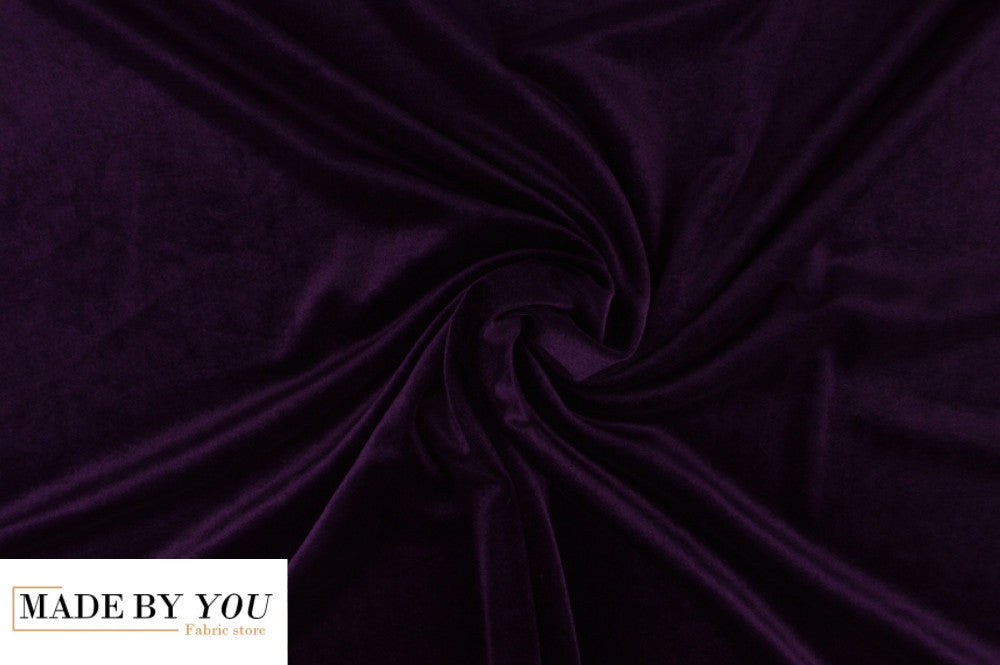 Luxury Stretch Velour - PURPLE
