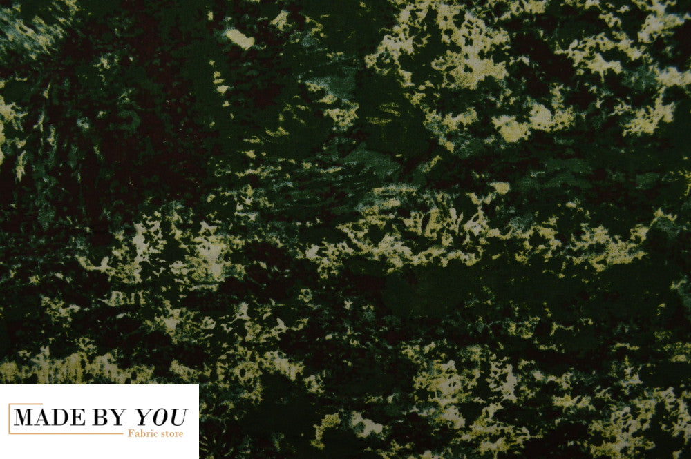 Viscose Forest print - GREEN